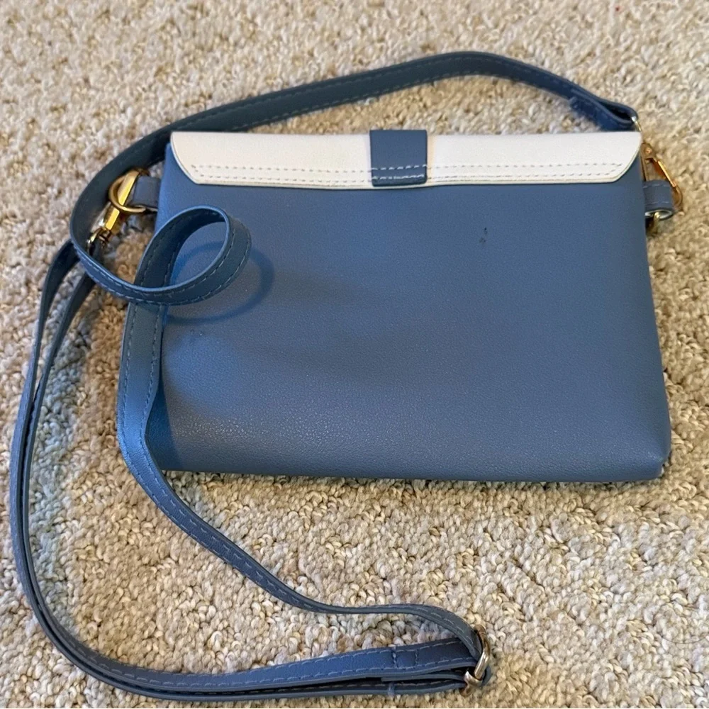 Aisparky Girls Women Blue Small Crossbody Faux Leather Deer Pendant Holiday Fall
